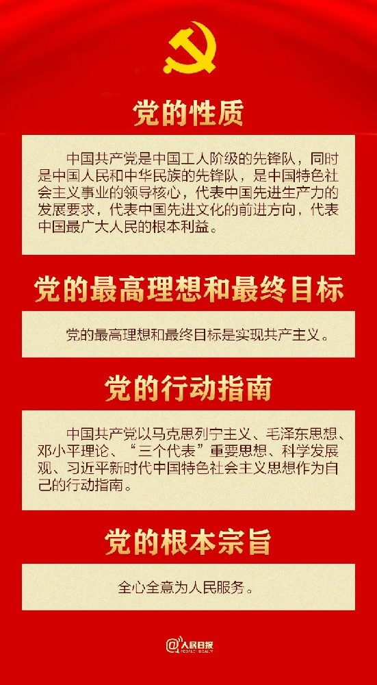 党的二十大精神学习手账丨30个知识点带你学习党章